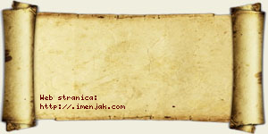 Žaklina Crnoglavac vizit kartica